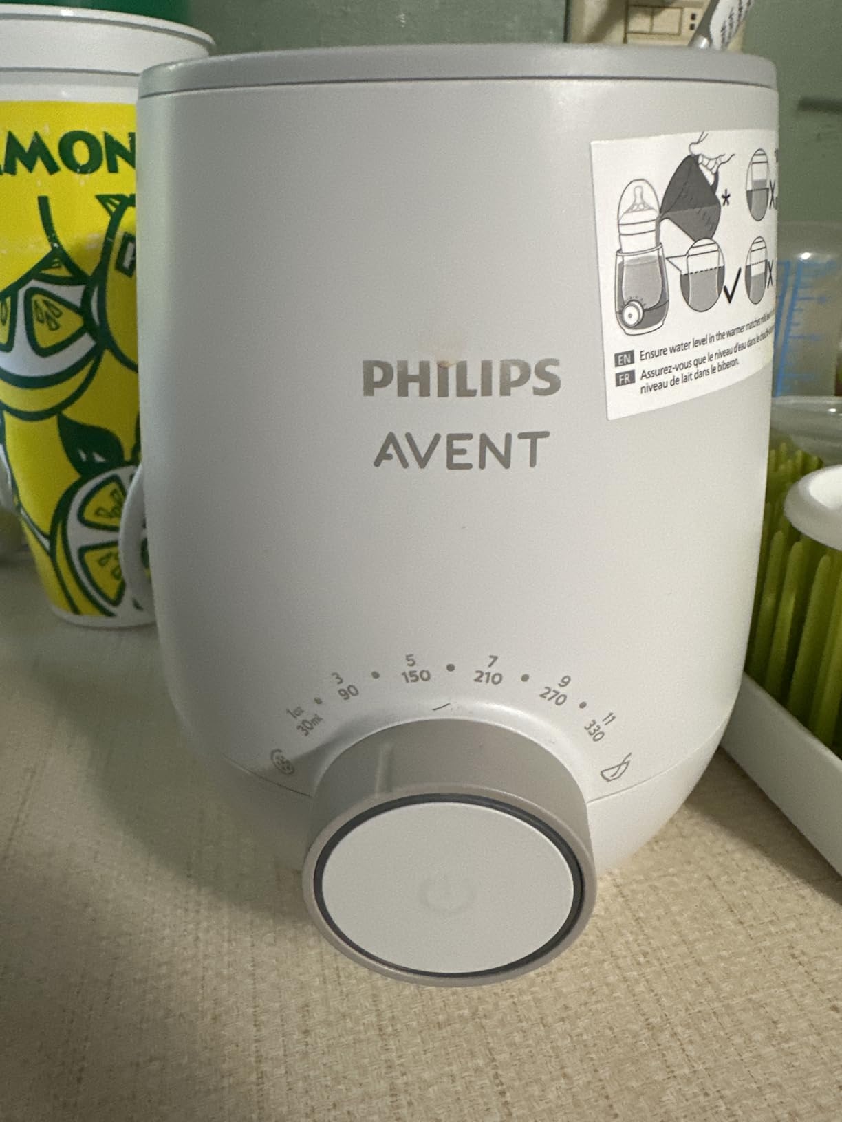 Philips Avent Premium Fast Bottle Warmer, with Smart Temperature Control, Water Bath Technology, Automatic Shut-Off, Model SCF358 customer photo 2