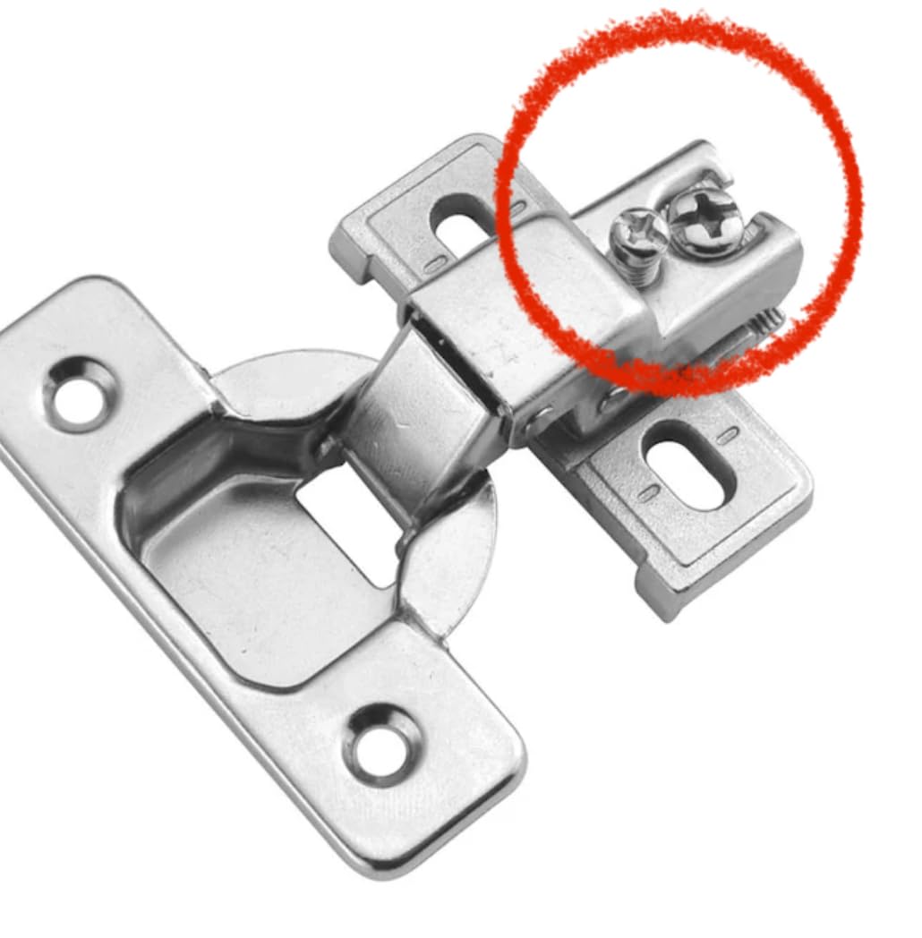 20 Pack Soft Close Cabinet Door Hinges for 1/2
