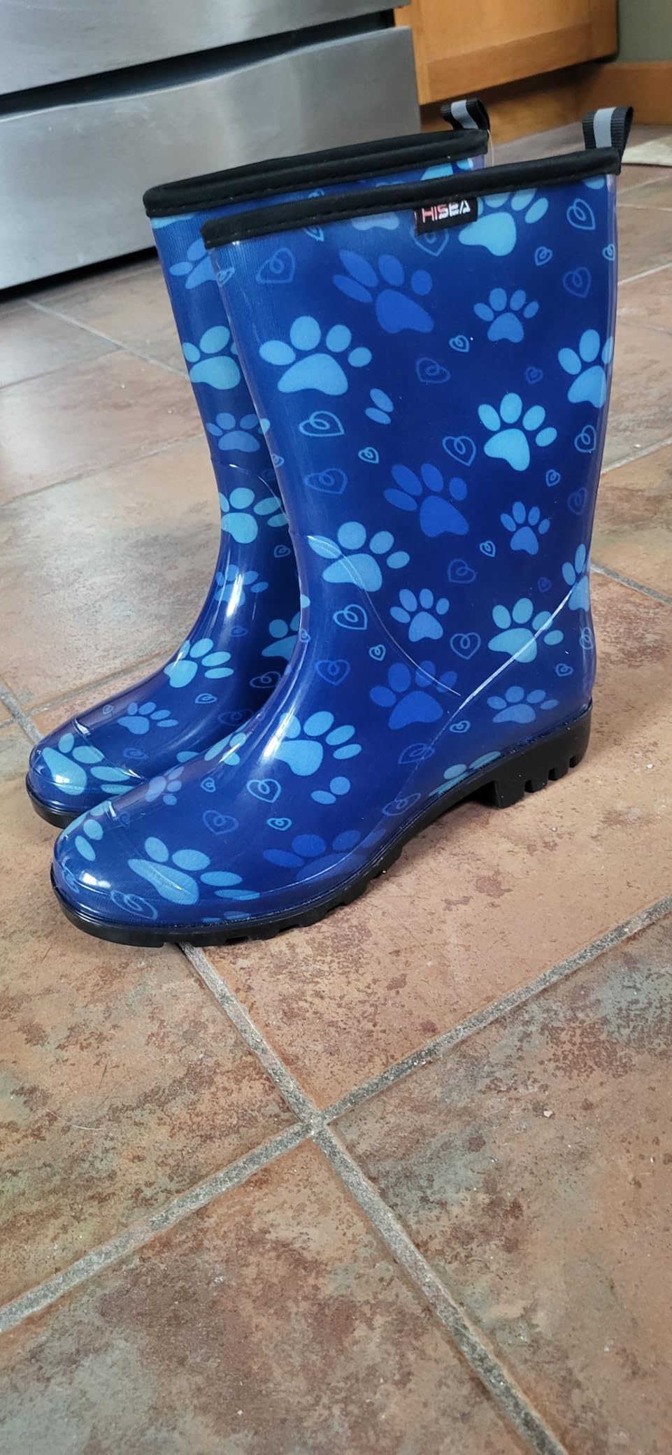 HISEA Women's Rain Boots Waterproof Mid Calf Garden Boots for Women customer photo 1