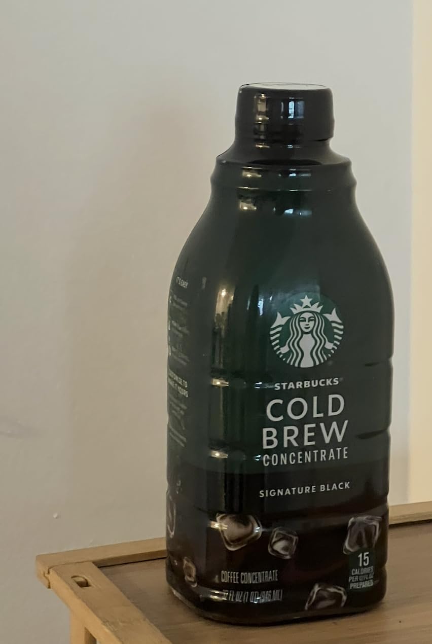 Starbucks Cold Brew Coffee Concentrate, Signature Black Iced Coffee, 32 fl oz customer photo 1