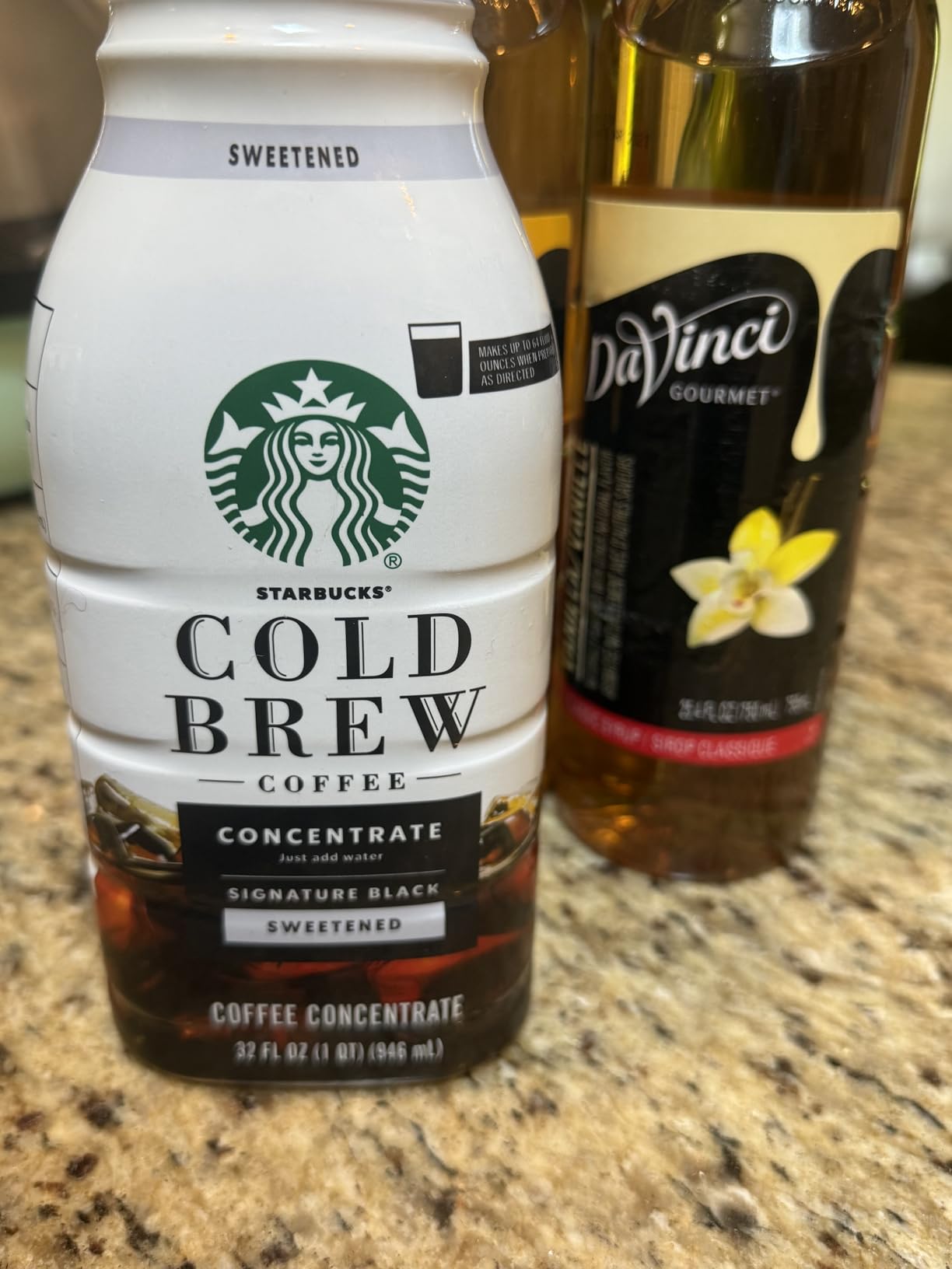 Starbucks Cold Brew Coffee Concentrate, Signature Black Iced Coffee, 32 fl oz customer photo 2