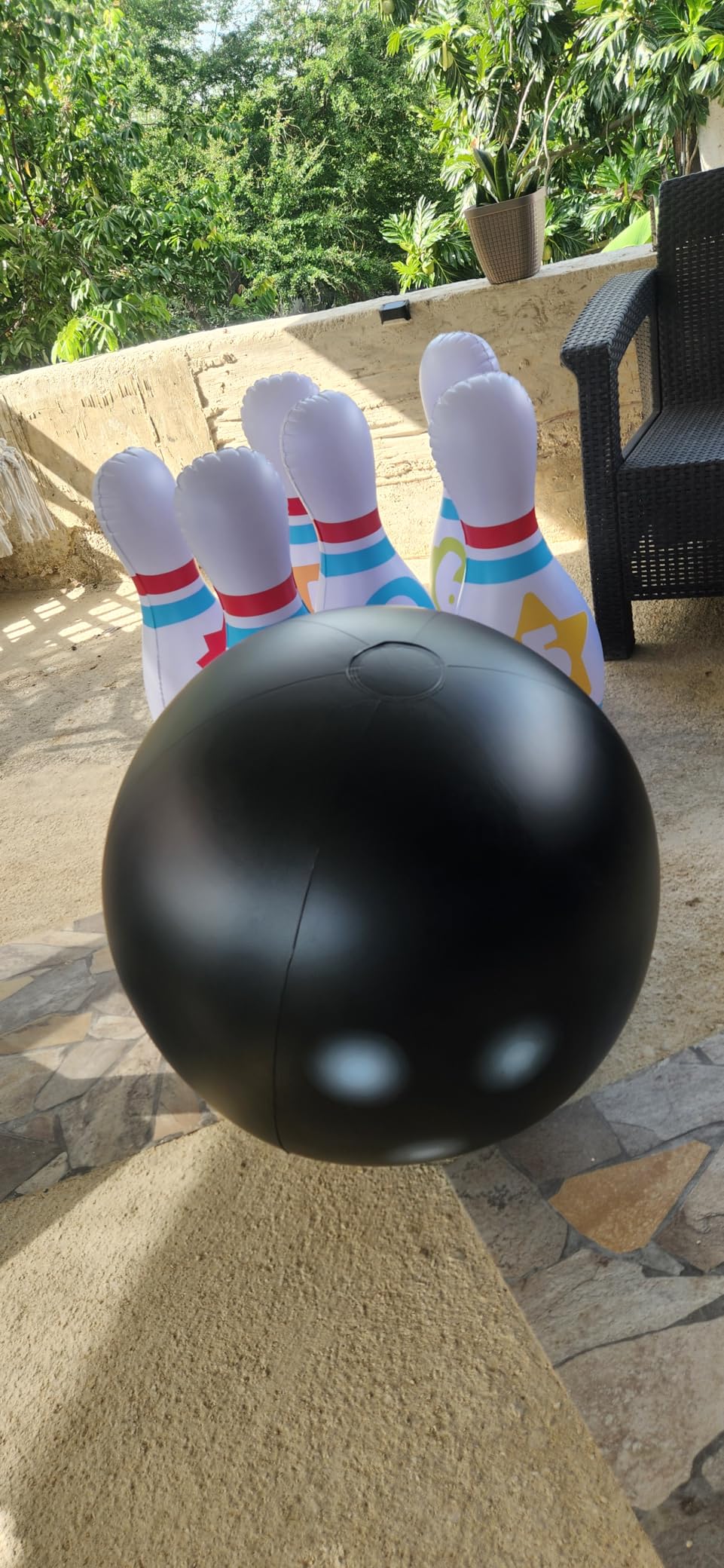 JOYIN Giant Inflatable Bowling Set for Kids and Adults, Christmas Birthday Party Games, Kids Education Motor Skills Toys customer photo 2