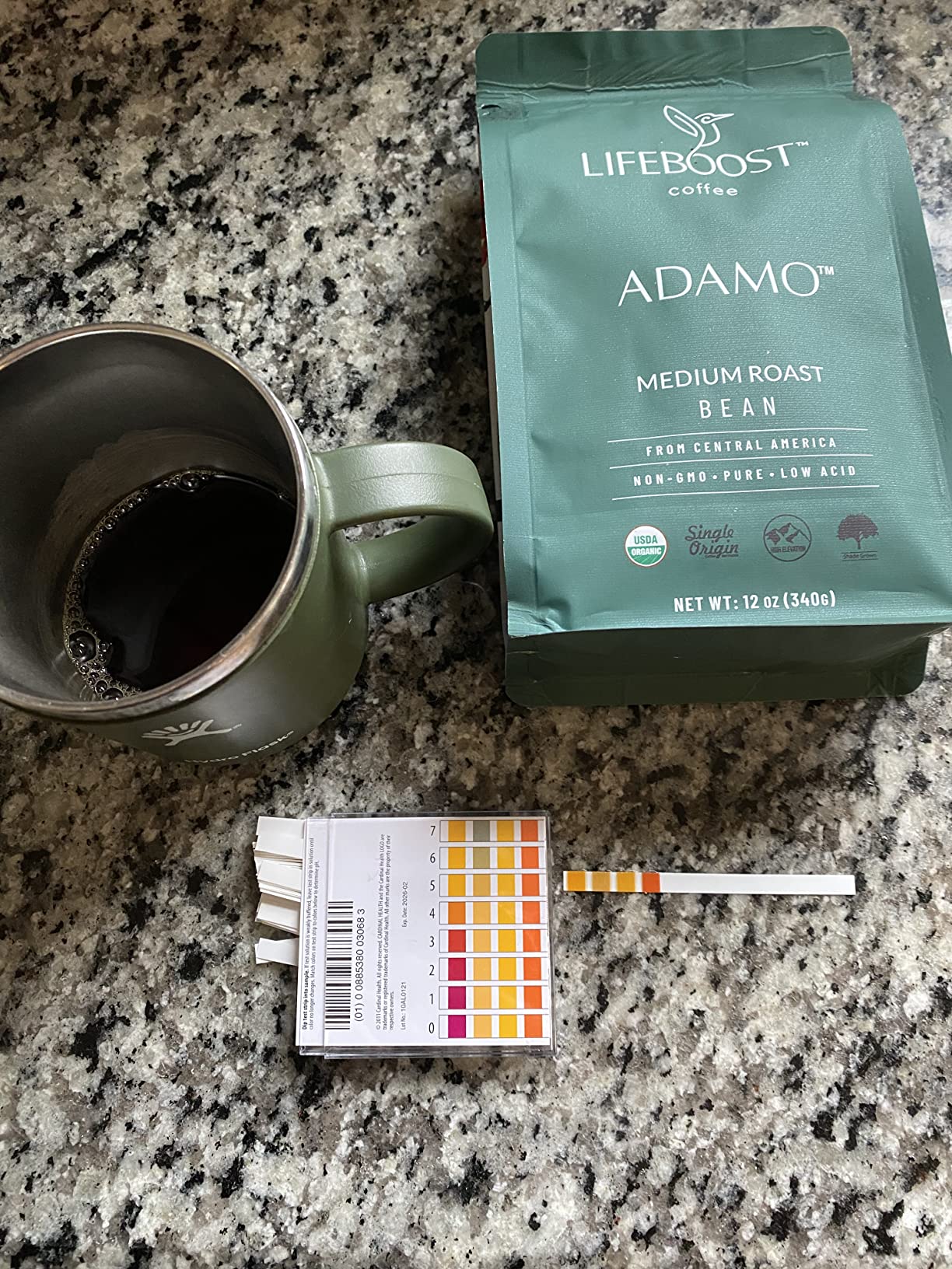 Lifeboost Organic Coffee Beans Medium Roast - Low Acid Single Origin Non-GMO Organic Whole Bean Coffee - Third Party Tested For Mycotoxins & Pesticides - 12 Ounces customer photo 2