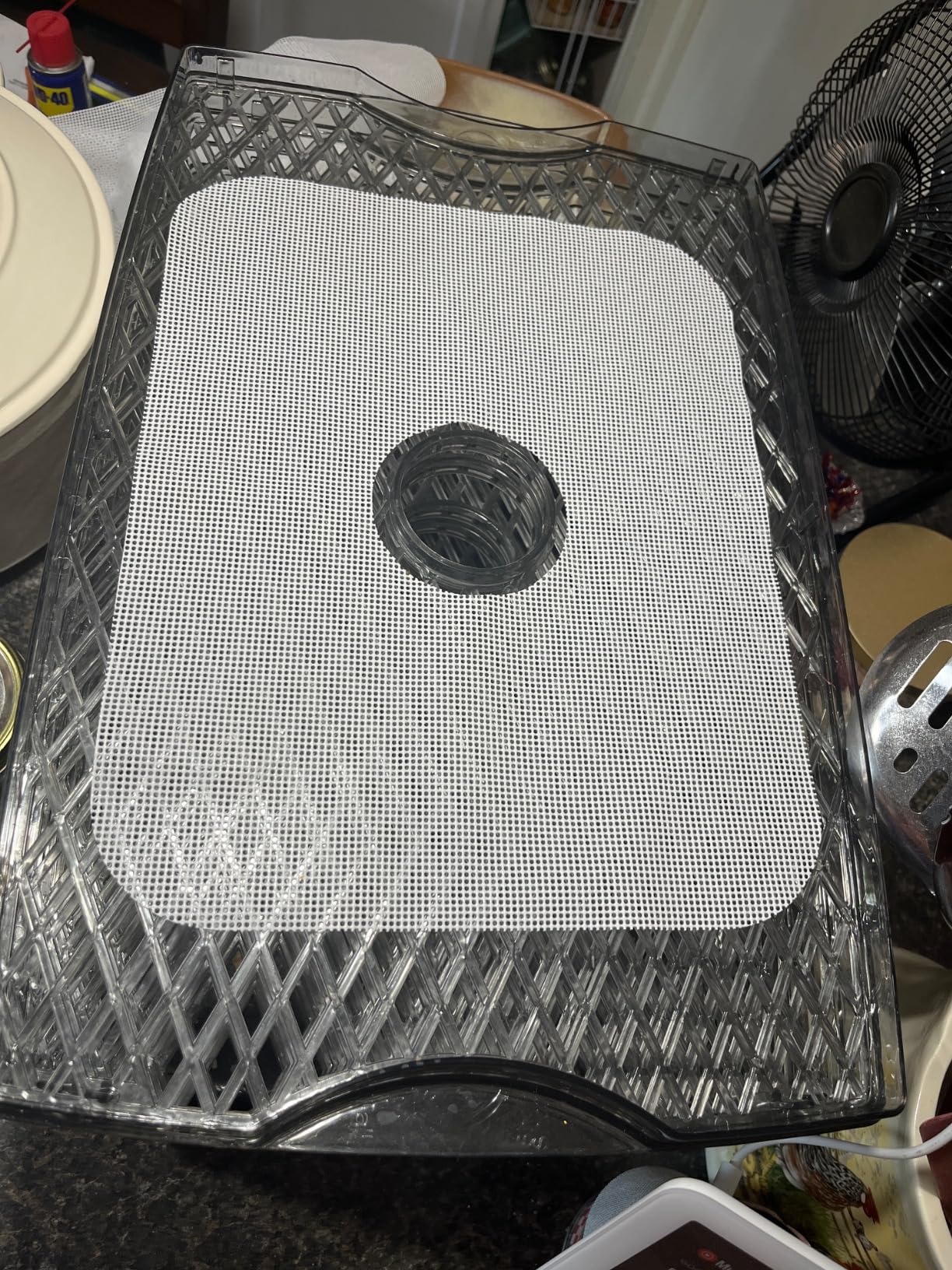 GUCUJI Pack of 5 Premium Non Stick Silicone Dehydrator Sheets Fruit Dryer Mesh for Hamilton Beach 32100A customer photo 1