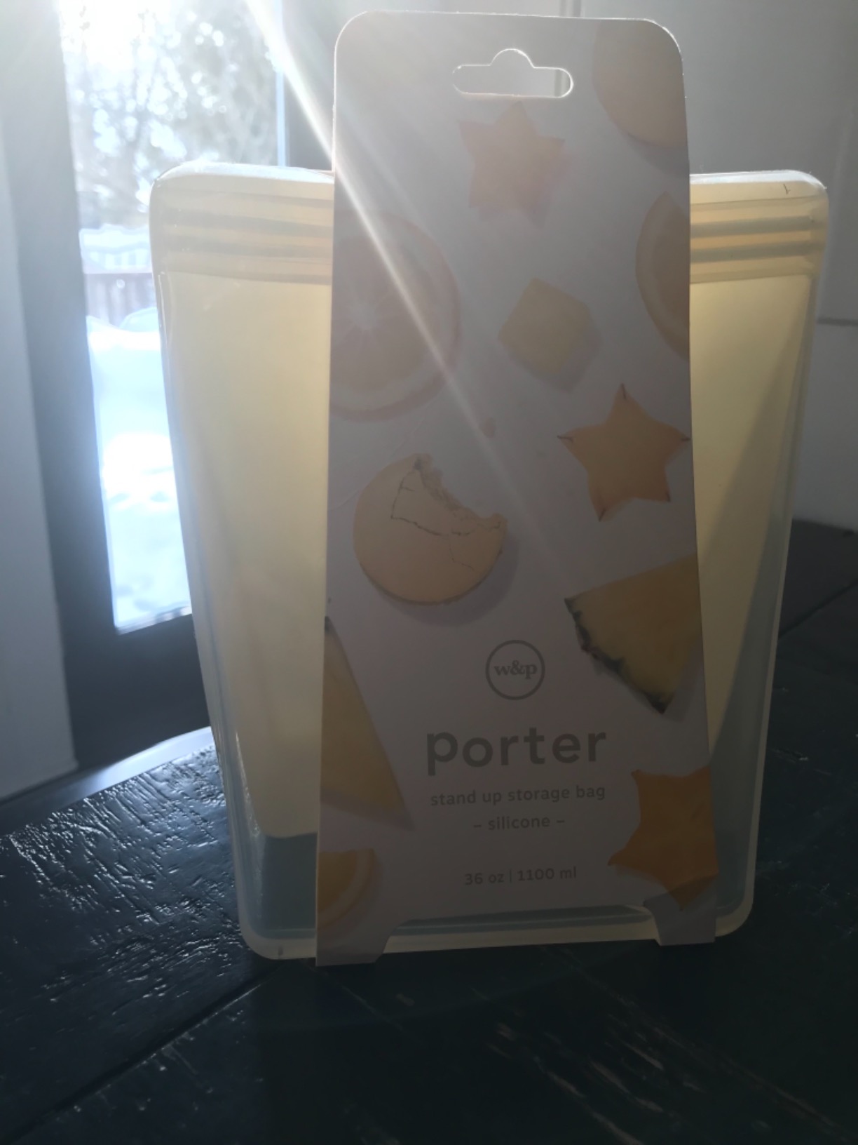 W&P Porter Silicone Reusable Storage Bag, Sandwich (50oz Stand-Up), Mint, Food Storage Container, Microwave and Dishwasher Safe, Easy Cleaning customer photo 1