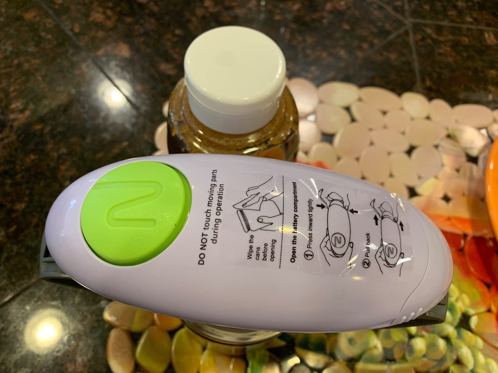 Higher Torque and One Touch Electric Jar Opener Easy Remove Almost Size Lid with Auto-Off, Powerful Bottle Opener for Arthritic Hands, Automatic Jar Opener for Weak Hands and Seniors (White) customer photo 2