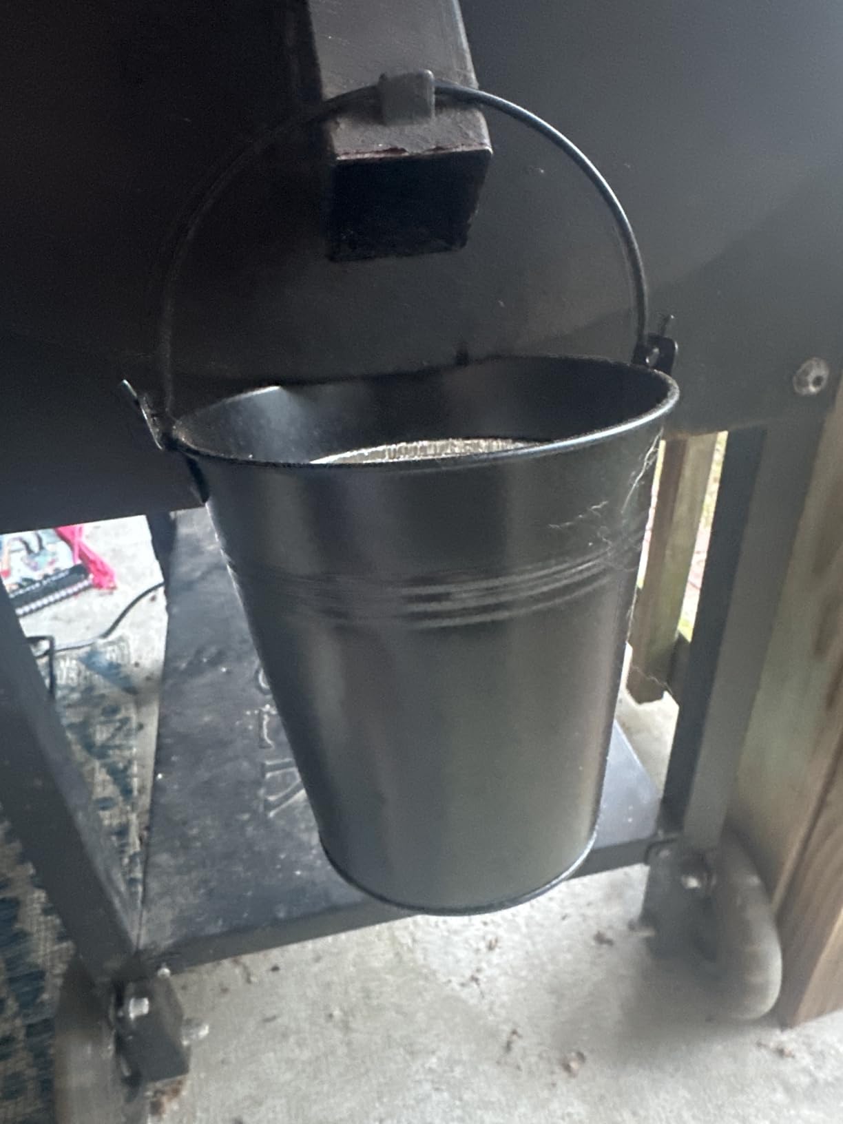 Drip Grease Bucket and 12-Pack Liners for Traeger 20/22/34 Series, Pit Boss etc Pellet Grill Smoker (Black 12) customer photo 1