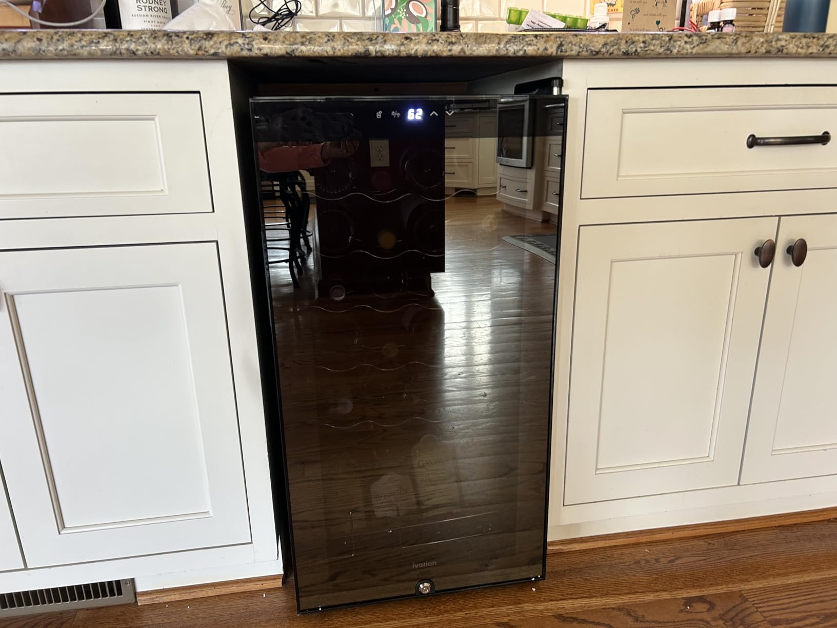 Ivation 28 Bottle Compressor Wine Cooler Refrigerator w/Lock, Large Freestanding Wine Cellar customer photo 1