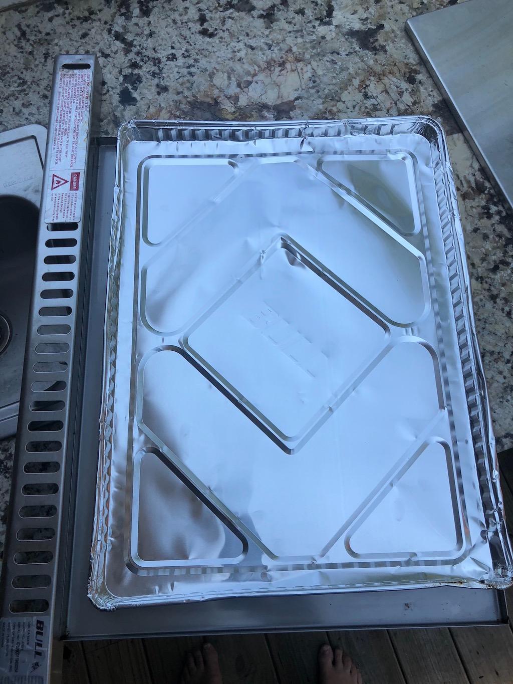Bull Outdoor Products 24268 Grease Tray Liner, Silver, (Pack of 12), for 30