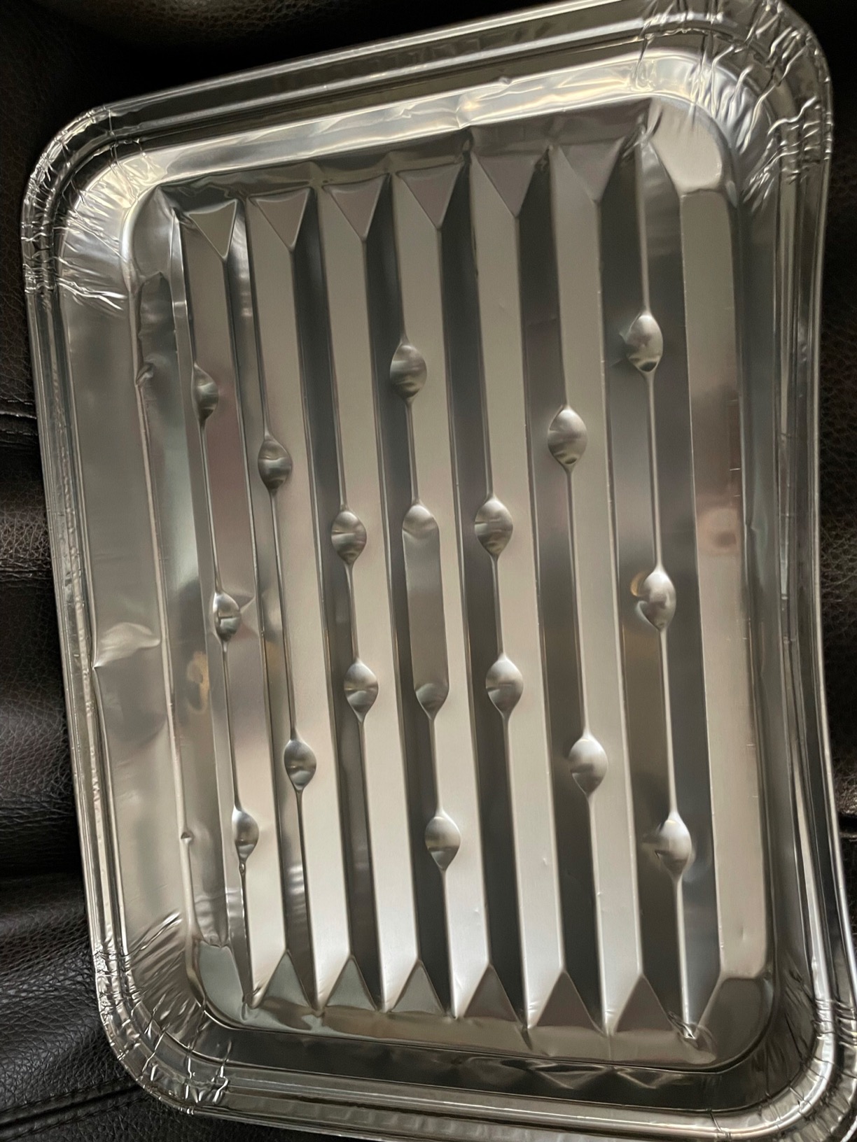 PLASTICPRO Aluminum Grill Pans, Broiler Pans, Grill Liners, Durable with Ribbed Bottom Surface for BBQ, Grill, Texture Disposable,Pack of 10 customer photo 2