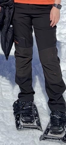 Postropaky Womens Outdoor Snow Ski Pants Waterproof Hiking Insulated Softshell Pants Snowboard Zipper Bottom Leg customer photo 2
