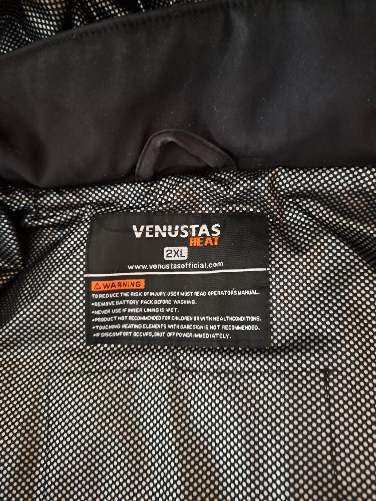 Venustas Men's Heated Jacket with Battery Pack, Waterproof & Windproof Electric Insulated Heated Coat with Detachable Hood customer photo 1
