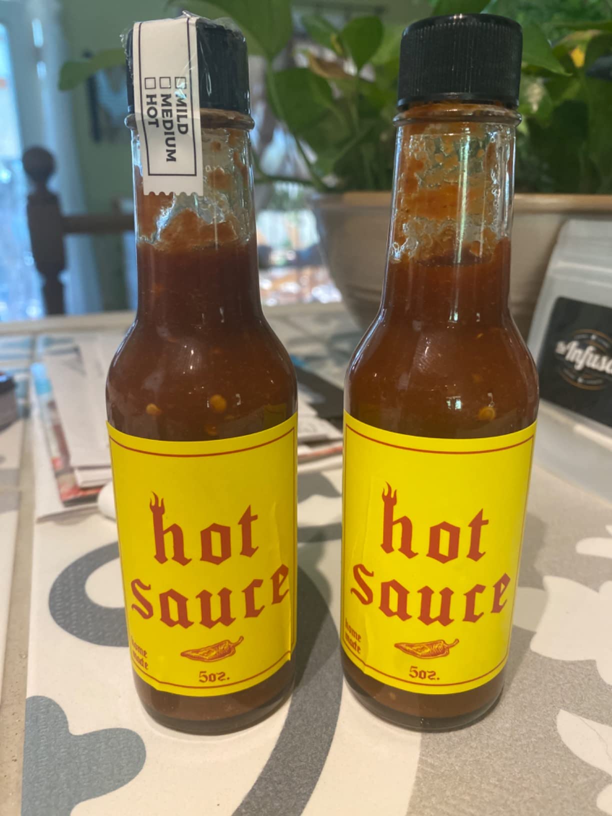 Premium Hot Sauce Making Kit, 5 Varieties of Peppers, Jalapeno Habanero, Gourmet Spice Blend, 4 Bottles, Fun Labels, Make your own hot sauce, DIY Gift for Dad (Premium Kit) customer photo 1