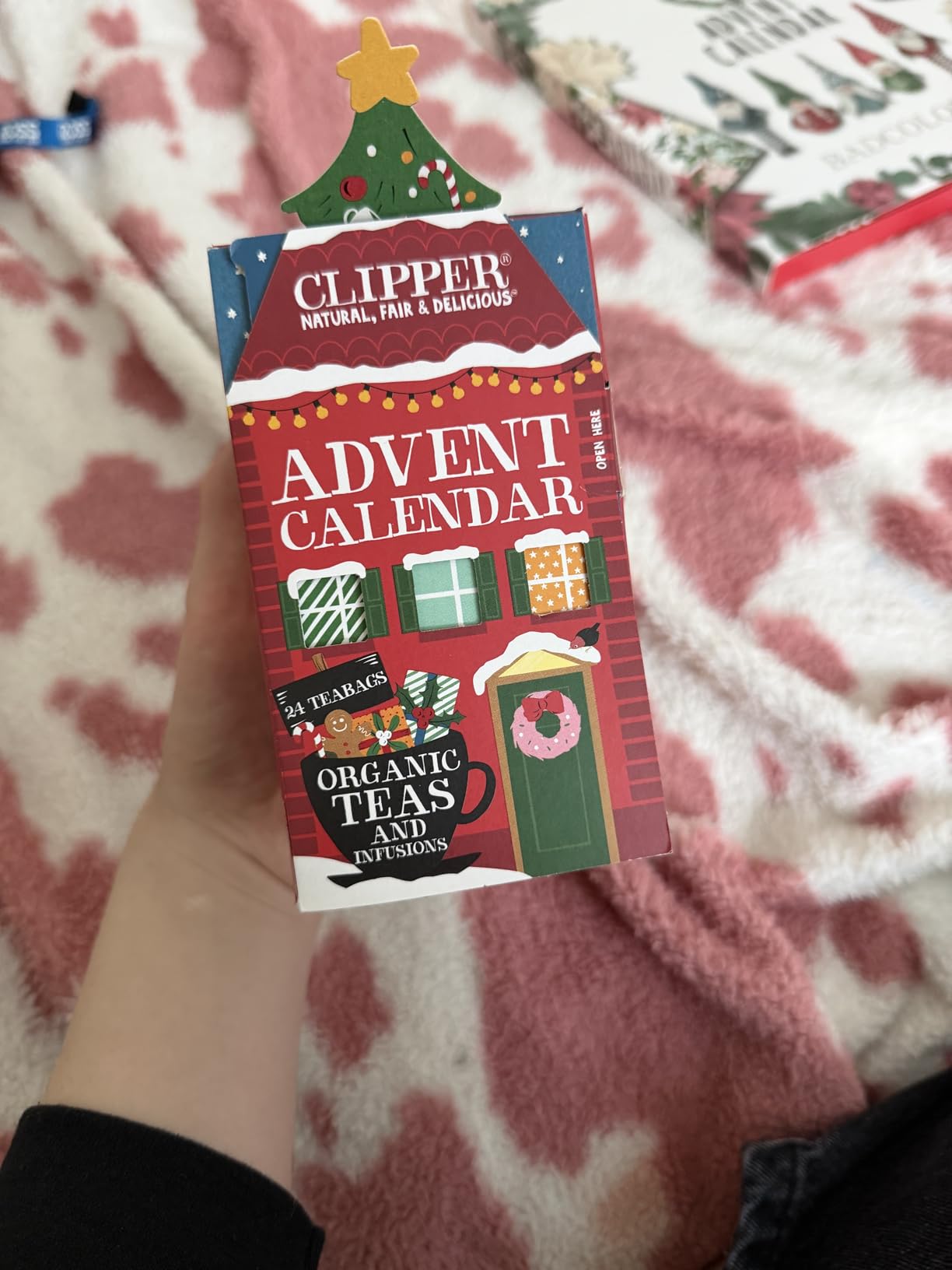 Clipper Tea: Tea Advent Calendar for 2025 Christmas Holiday - Sampler Set Gift w/ 12 Organic Flavors, Mix of Lemon, Ginger, Sleep, Herbal, Green & Black Tea Blends customer photo 1
