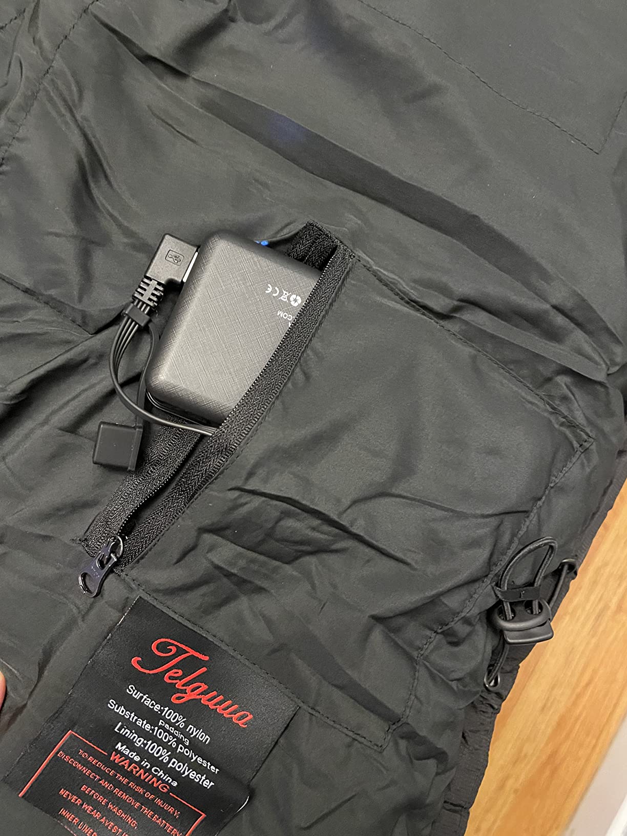 Telguua Heated Vest for Men with Battery Pack Included Warm Men's Heated Vests Electric Heating Vest Rechargeable customer photo 1