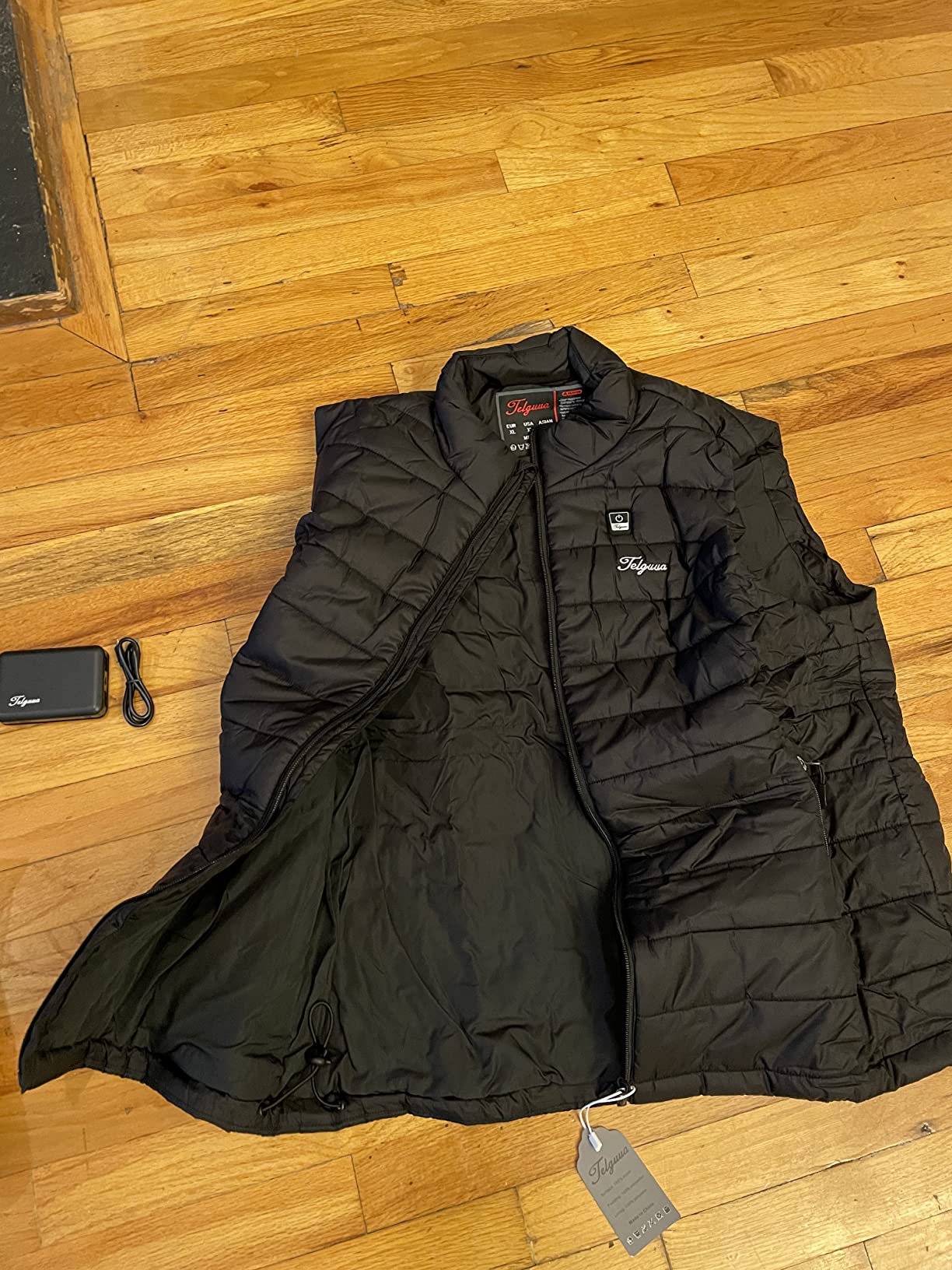 Telguua Heated Vest for Men with Battery Pack Included Warm Men's Heated Vests Electric Heating Vest Rechargeable customer photo 2