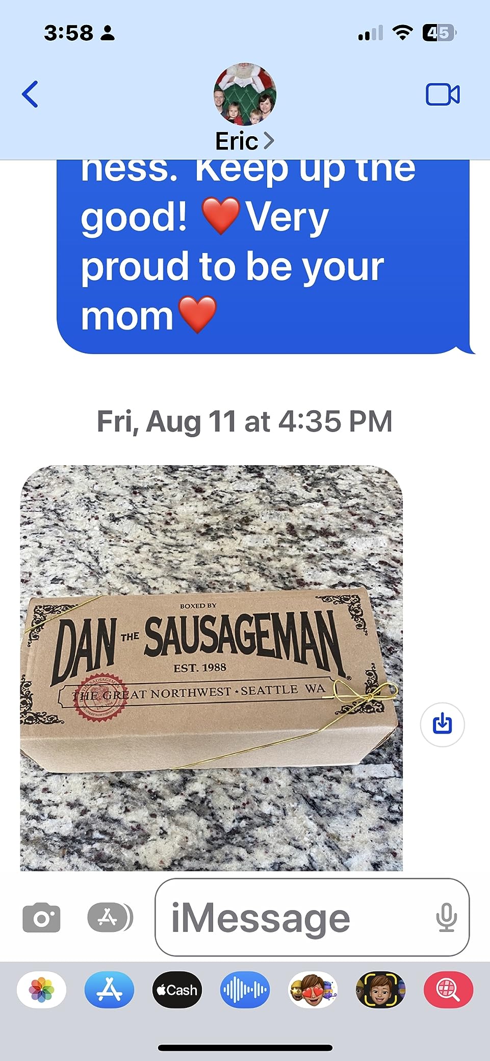 Dan the Sausageman Signature Gift (Denali) Meat and Cheese Box - Gourmet Food Gift Basket with Summer Sausage, Crackers, Nuts, and Cheese customer photo 2