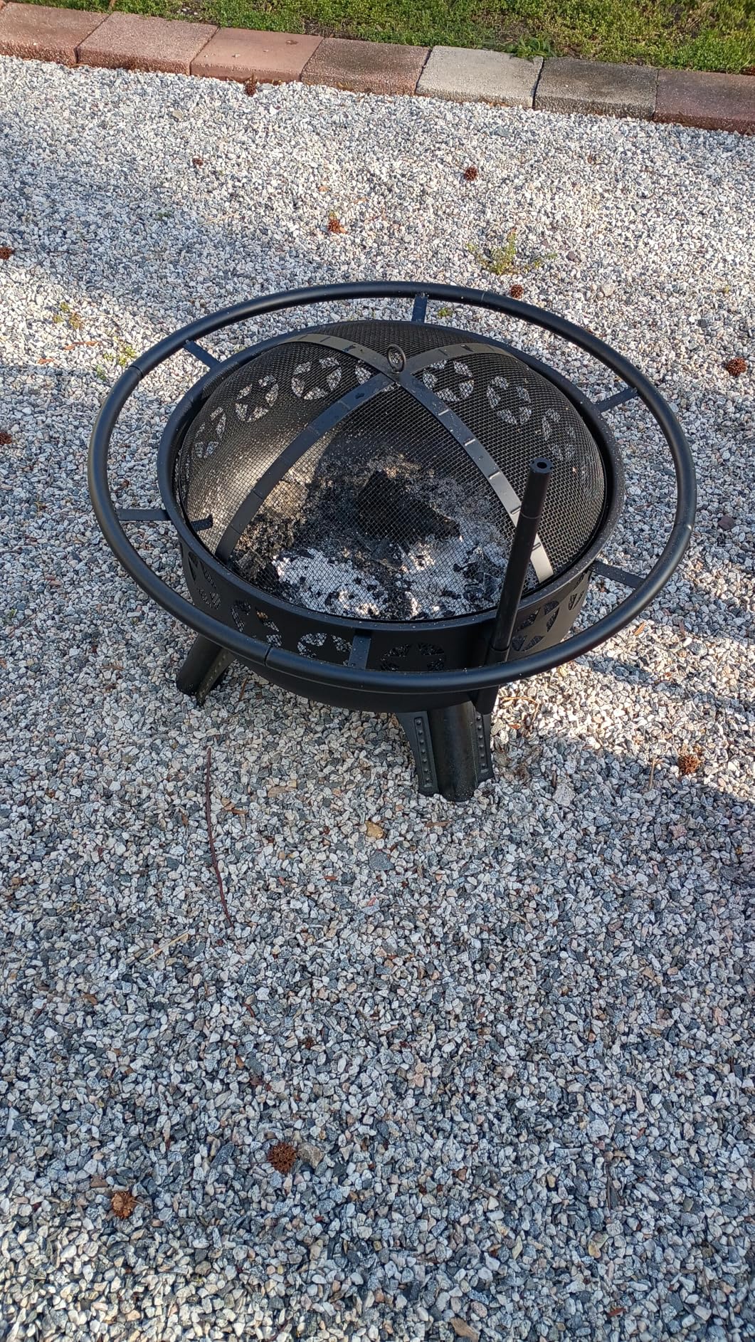 Hykolity 2 in 1 Fire Pit with Grill, Large 31