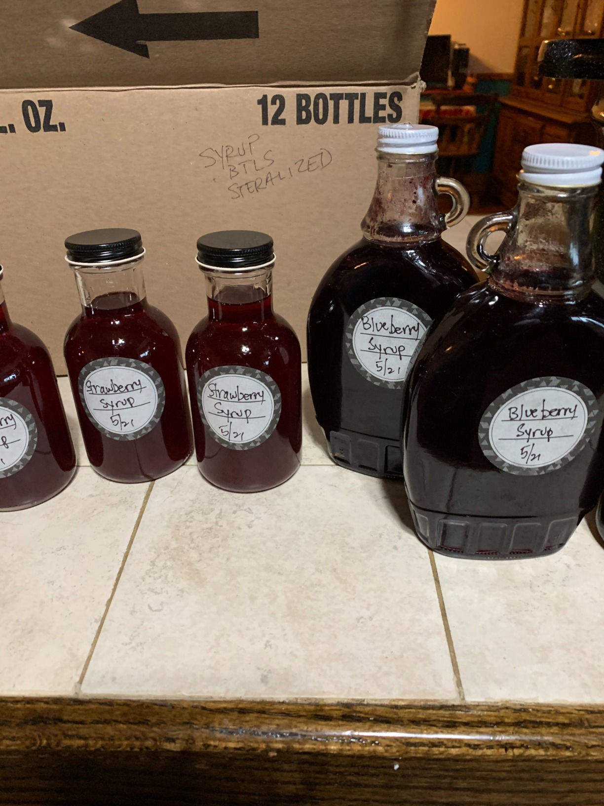 Easy Remove Dissolvable Canning Labels for Mason Jars (2