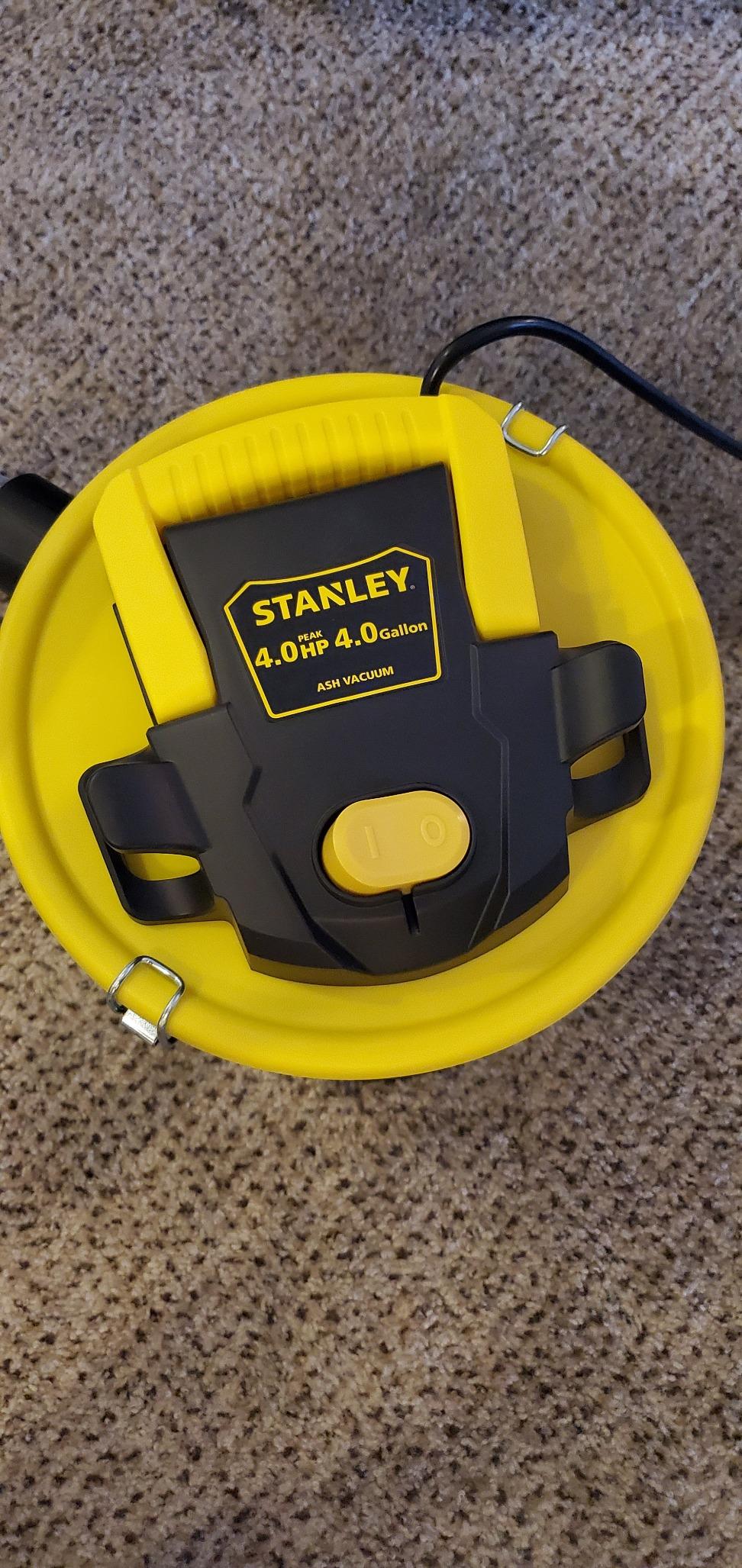 STANLEY Ash Vacuum Cleaner, Portable 4 Gallon Capacity Ash Vac Canister, Powerful 4 Peak HP Horsepower Motor, Ideal for Pellet Stoves, BBQ Grills, Wood Stoves, Fireplaces, Fire Pits, SL-18184 customer photo 2