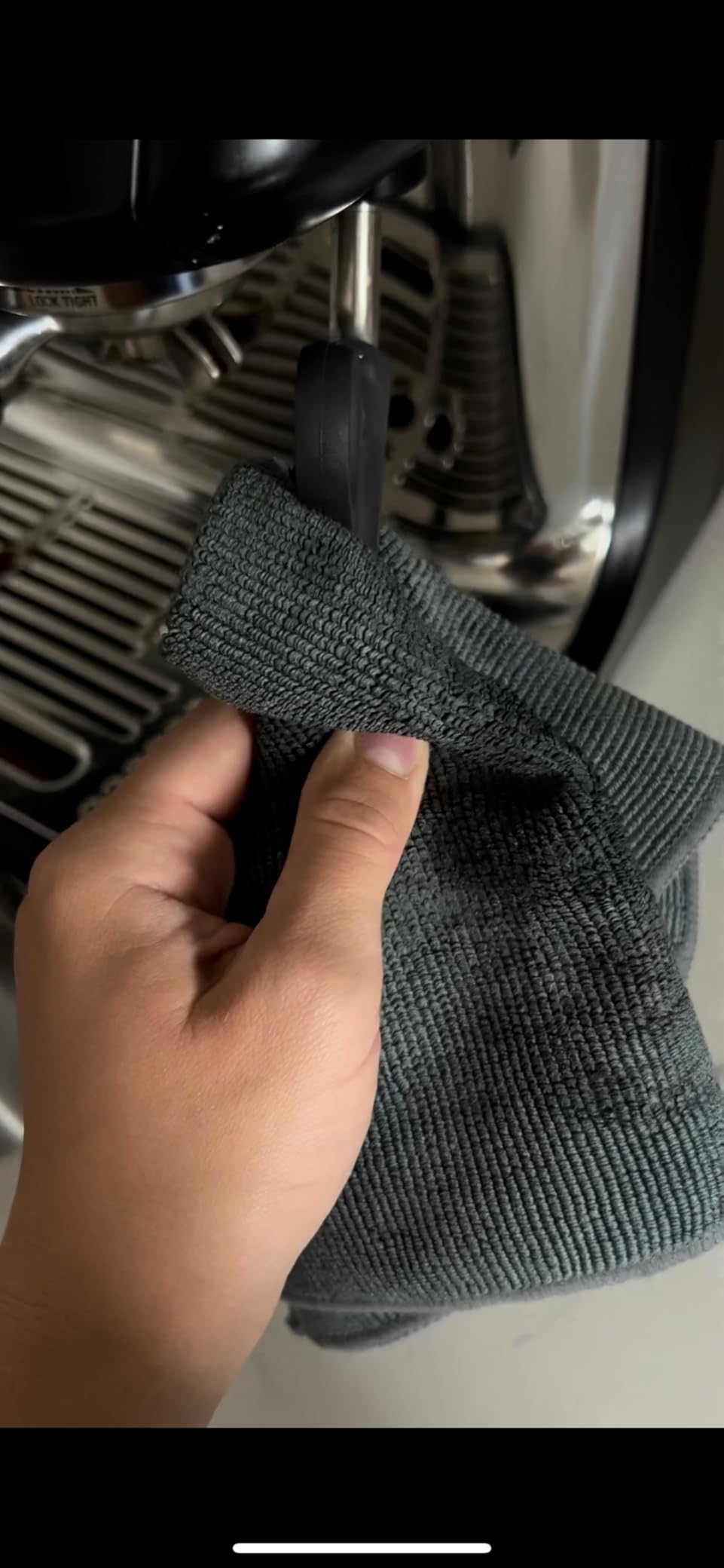 CAFEMASY Barista Towels Espresso Bar Accessories 4 Pack Soft Absorbent Non-Abrasive Micro Cleaning Cloth for Barista to Clean Steam Wand Coffee or Espresso Machine customer photo 1