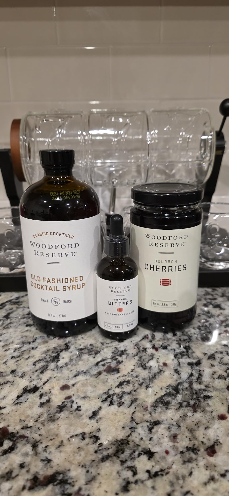 Woodford Old Fashioned Bundle of Orange Bitters, Cherries and Old Fashioned Syrup customer photo 1