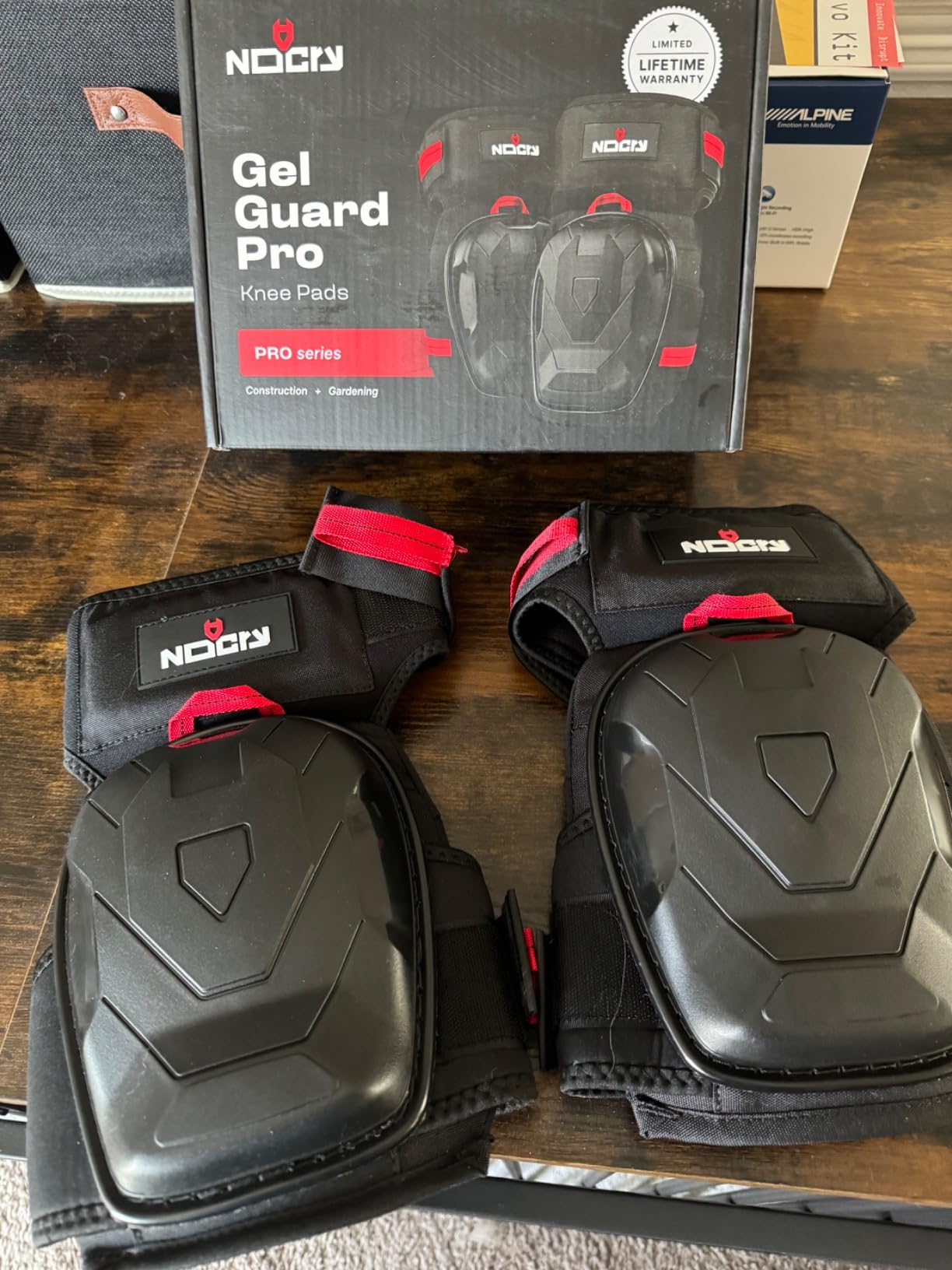 NoCry Professional Work Knee Pads for Men Construction with Ankle Support and Heavy Duty Anti-Slip Cap - Foam Cushion and Extra Thick Gel Padding - Reinforced Thigh & Shin Straps customer photo 1