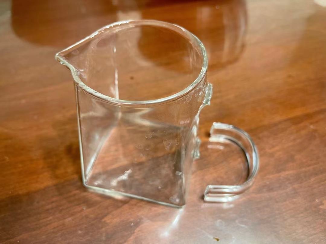 Glass Gong Dao Bei For Chinese Traditional tea Ceremony Cha Hai, Tea fairness Cup, Milk Pitcher, Sharing Pitcher 300ml/12 oz customer photo 1