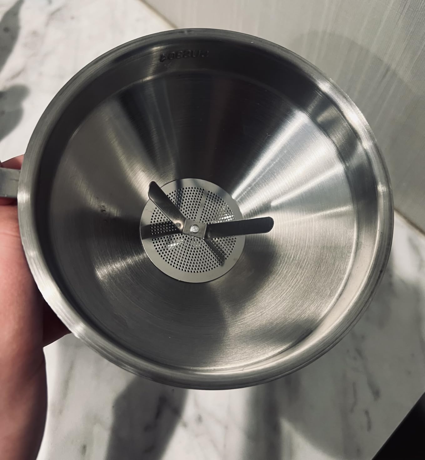 Kitchen Funnel for Filling Bottles, 304 Stainless Steel Food Funnels with Strainer and 200 Mesh Filter, Metal Funnel Set for Transferring Canning Oil Coffee customer photo 2
