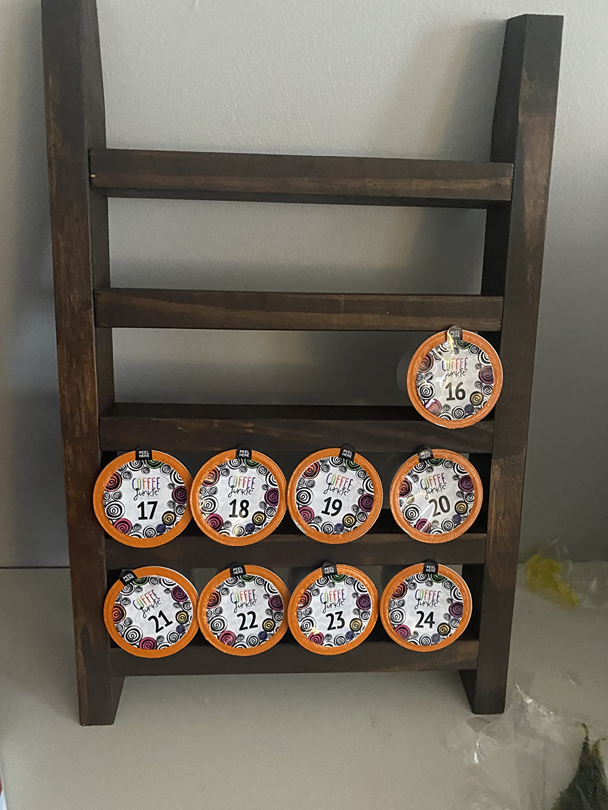 Coffee Junkie Gourmet Coffee Advent Calendar, single serve pods - Certified Organic Coffee beans customer photo 1