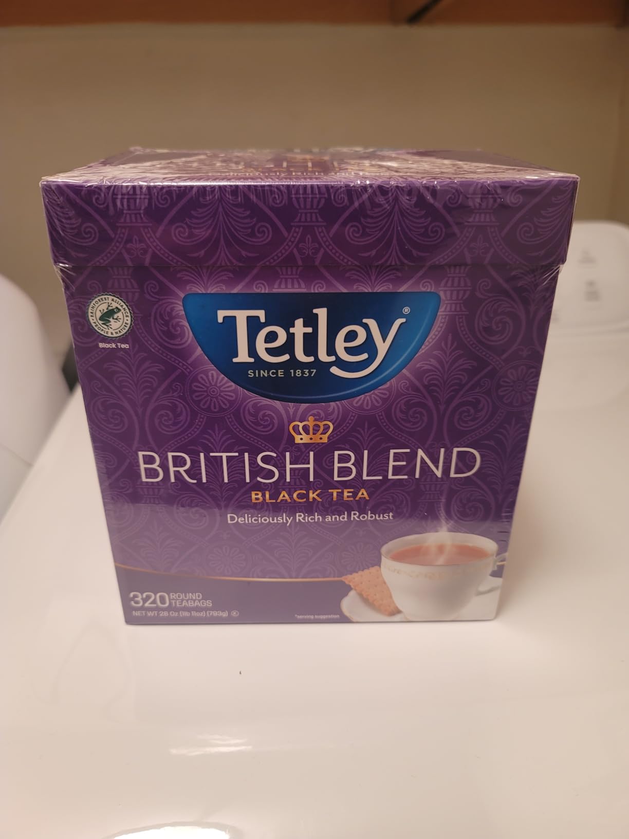 Tetley British Blend Premium Black Tea, 320 Teabags, Rainforest Alliance Certified customer photo 1