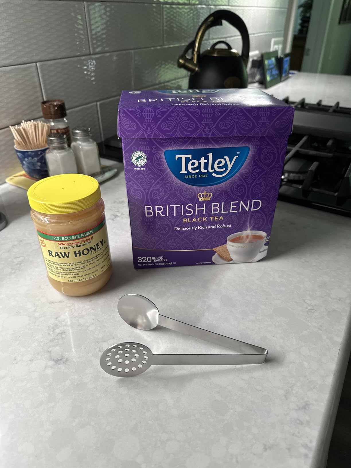 Tetley British Blend Premium Black Tea, 320 Teabags, Rainforest Alliance Certified customer photo 2