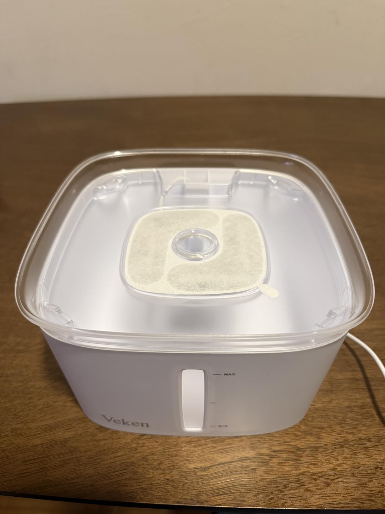 Veken 95oz/2.8L Pet Fountain, Automatic Cat Water Fountain Dog Water Dispenser customer photo 2