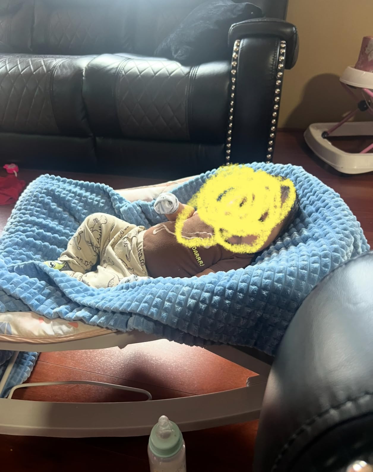 Ingenuity Keep Cozy 3-in-1 Grow with Me Vibrating Baby Bouncer, Seat & Infant to Toddler Rocker, Vibrations & Toy Bar, 0-30 Months Up to 40 lbs (Weaver) customer photo 1