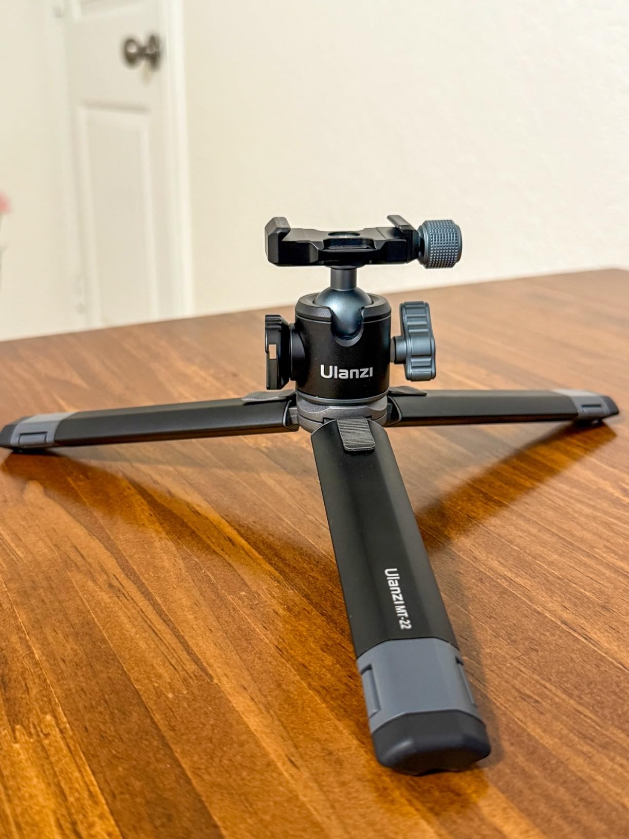 Portable Desktop Mini Tripod PICTRON MT-24 Compact Camera Tripod Aluminum Alloy with 360° Ball Head,1/4 inches Quick Release Plate for DSLR Camera Video Camcorder, Load up to 11lbs/5kg customer photo 1
