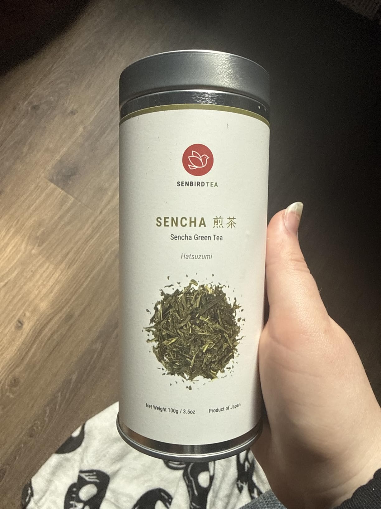 Senbird Premium Sencha - Japanese Green Tea - From Shizuoka, Japan - Loose Leaf Tea In Airtight Tea Tin (3.5oz/100g) customer photo 2