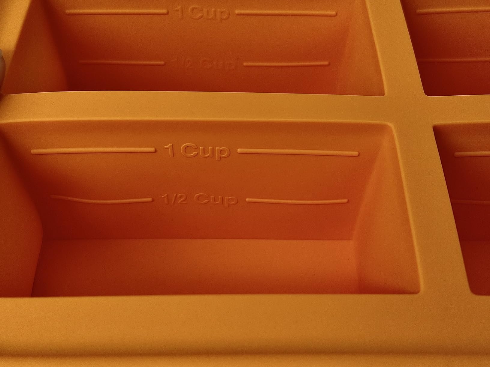 Bangp 1-Cup Silicone Freezing Trays with Lid, 2 Pack, Easy-Release Silicone Freezer Molds for Soup Ice Cubes, Soup Freezer Molds, Freeze & Store Broth, Sauce, Leftovers - Makes 8 Perfect 1 Cup Portions customer photo 2