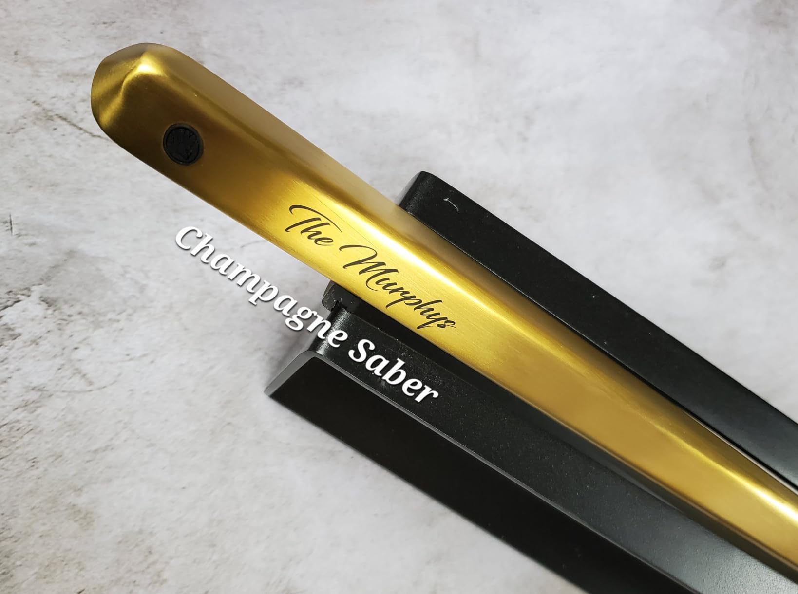 RBT Premium Champagne Saber for Effortless Bottle Popping, Elegant Sabrage Tool, 3.94 x 17.72 customer photo 1
