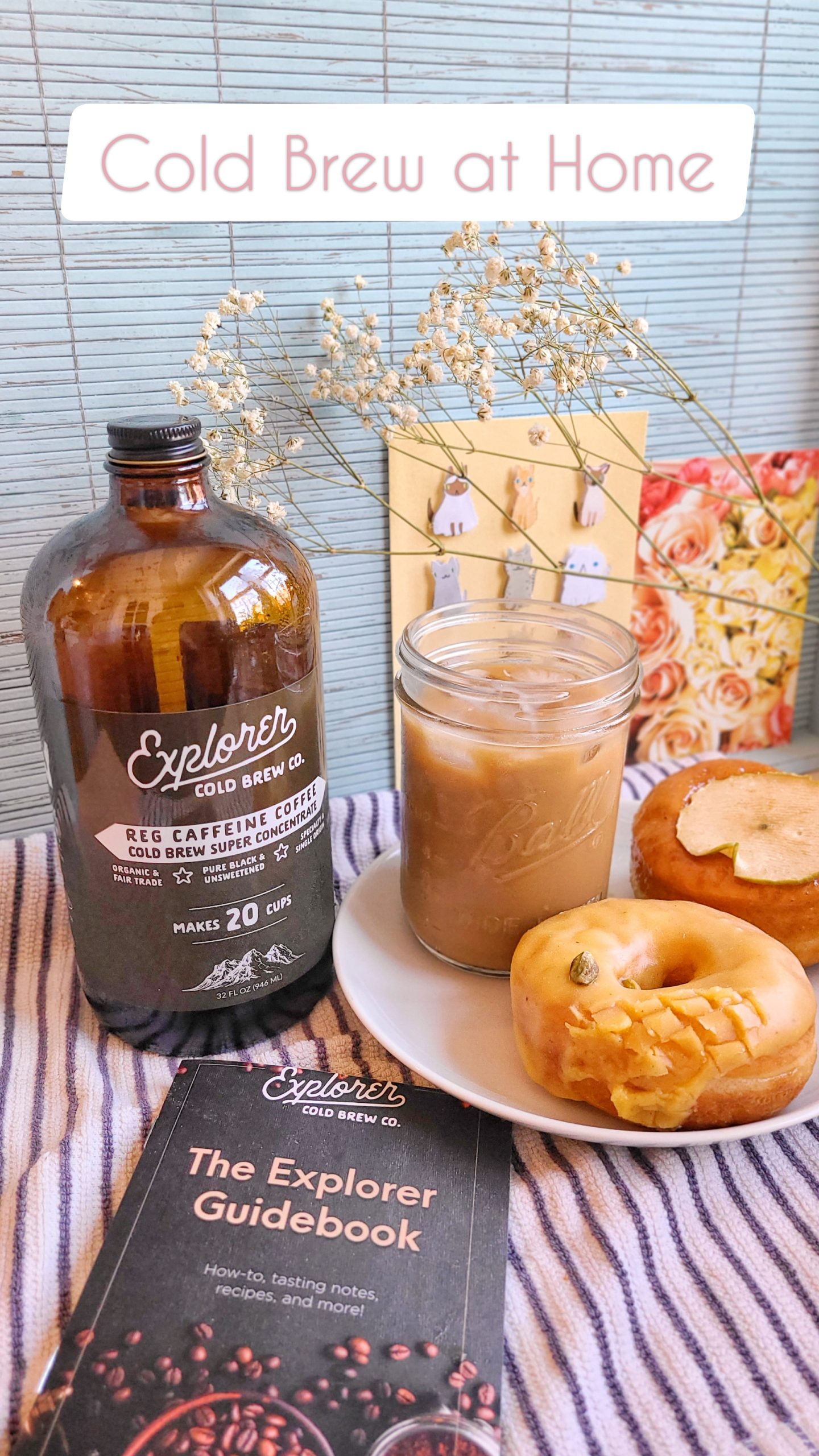 Explorer Cold Brew Organic Liquid Coffee Concentrate, Classic Regular Caffeine, Drink Iced or Hot, 32 fl oz customer photo 1