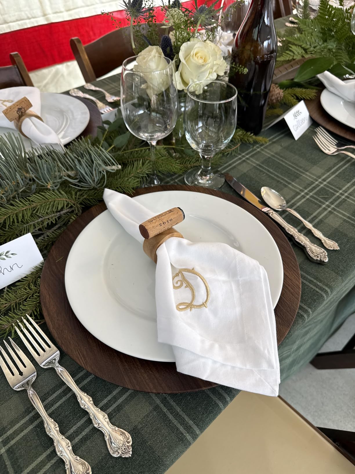 Urban Villa Cloth Napkins 100% Cotton Slub Absorbent Dinner Napkins (Set of 12) Oversized 20x20 Inches Beige White Chambray Soft Durable Reusable Washable Ideal for Everyday Use Premium Quality customer photo 1