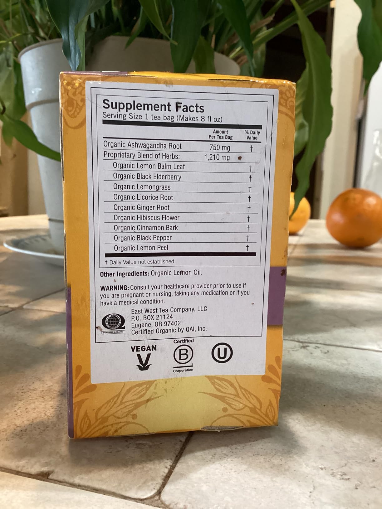 Yogi Tea Immune Stress Elderberry Lemon Balm Organic, 16 Count customer photo 1
