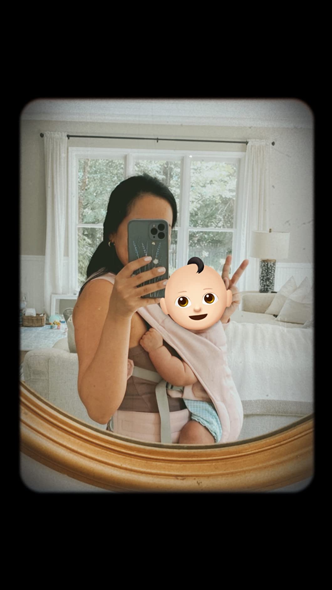 Ergobaby Embrace Newborn Baby Carrier for Infants 0-12 Months (7-25 lbs) - Ergonomic 2-Position Infant Carrier with Head and Neck Support, Hip-Healthy Positioning - Cream customer photo 2