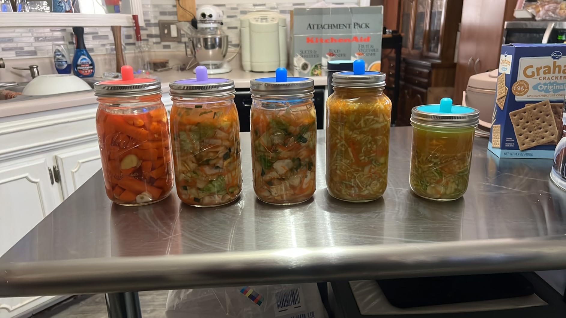 Masontops Fermentation Jar Starter Set, Easy Vegetable Fermentation Kit customer photo 1