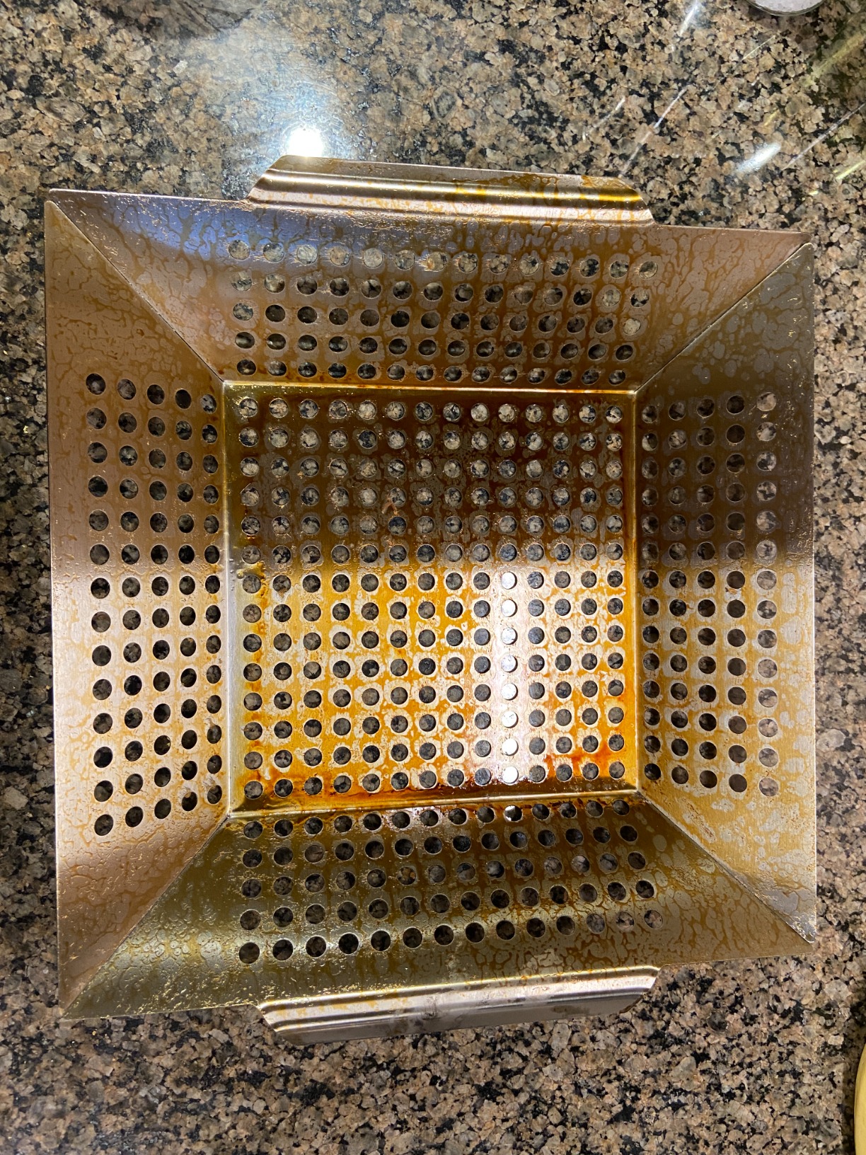 Stainless Steel Grill Basket, Large 12 Inches BBQ Accessories for Vegetable, Shrimps, Kabobs by DIMESHY customer photo 1