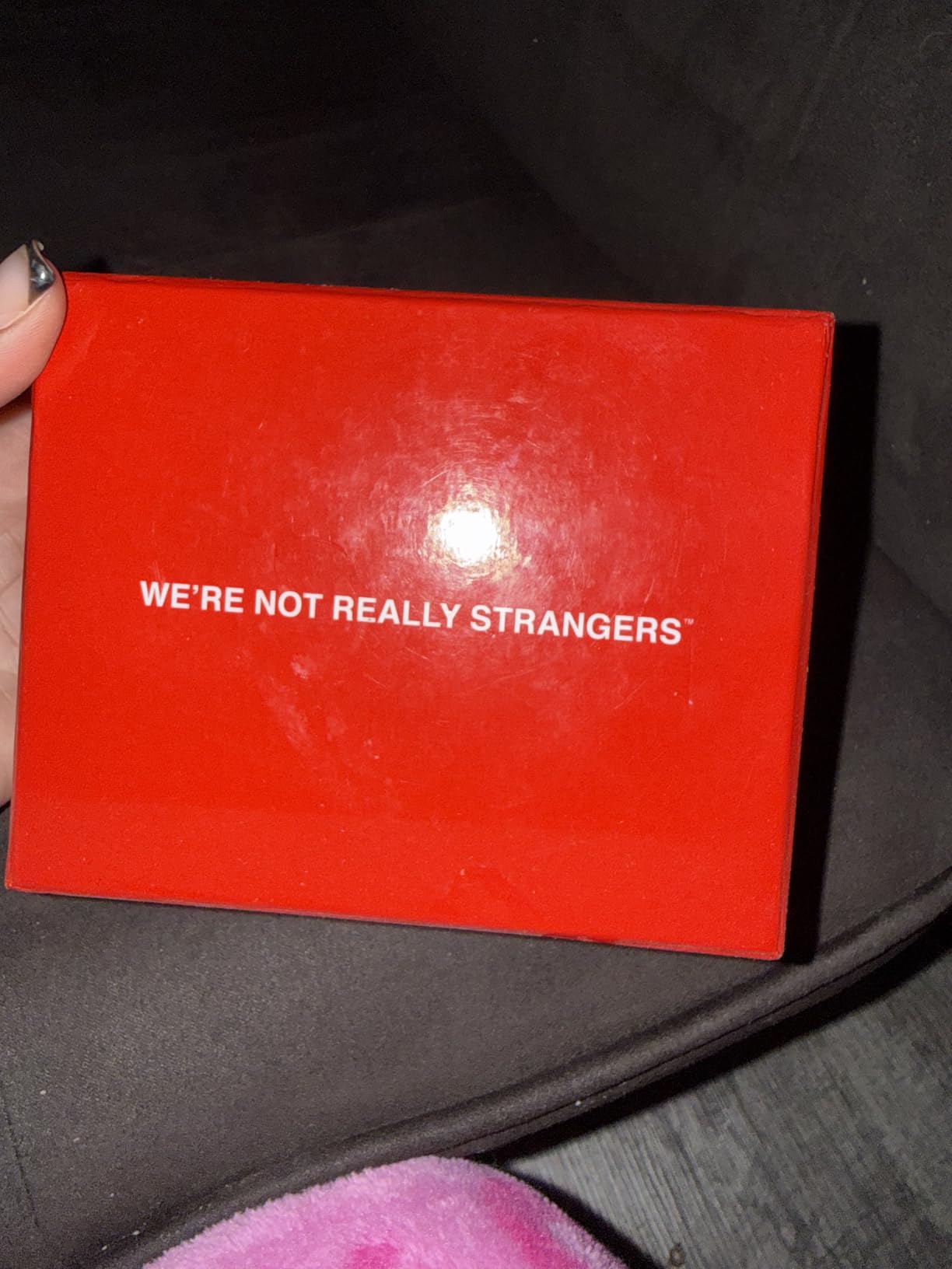 WE'RE NOT REALLY STRANGERS Card Game - 150 Conversation Cards for Adults, Teens, Couples, & Strangers - Icebreaker Questions for Game Night or Date Night, Ages 15+, 2-6 Players customer photo 1