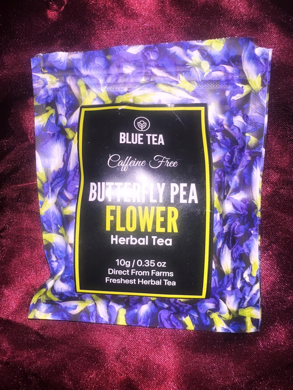 BLUE TEA - Butterfly Pea Flower Tea - 2.11 Oz (150+ Cups) | Antioxidant Rich | Chemical Free - Herbal Tea - Caffeine free - Non Bitter - No Preservatives | Zipper Pack customer photo 2
