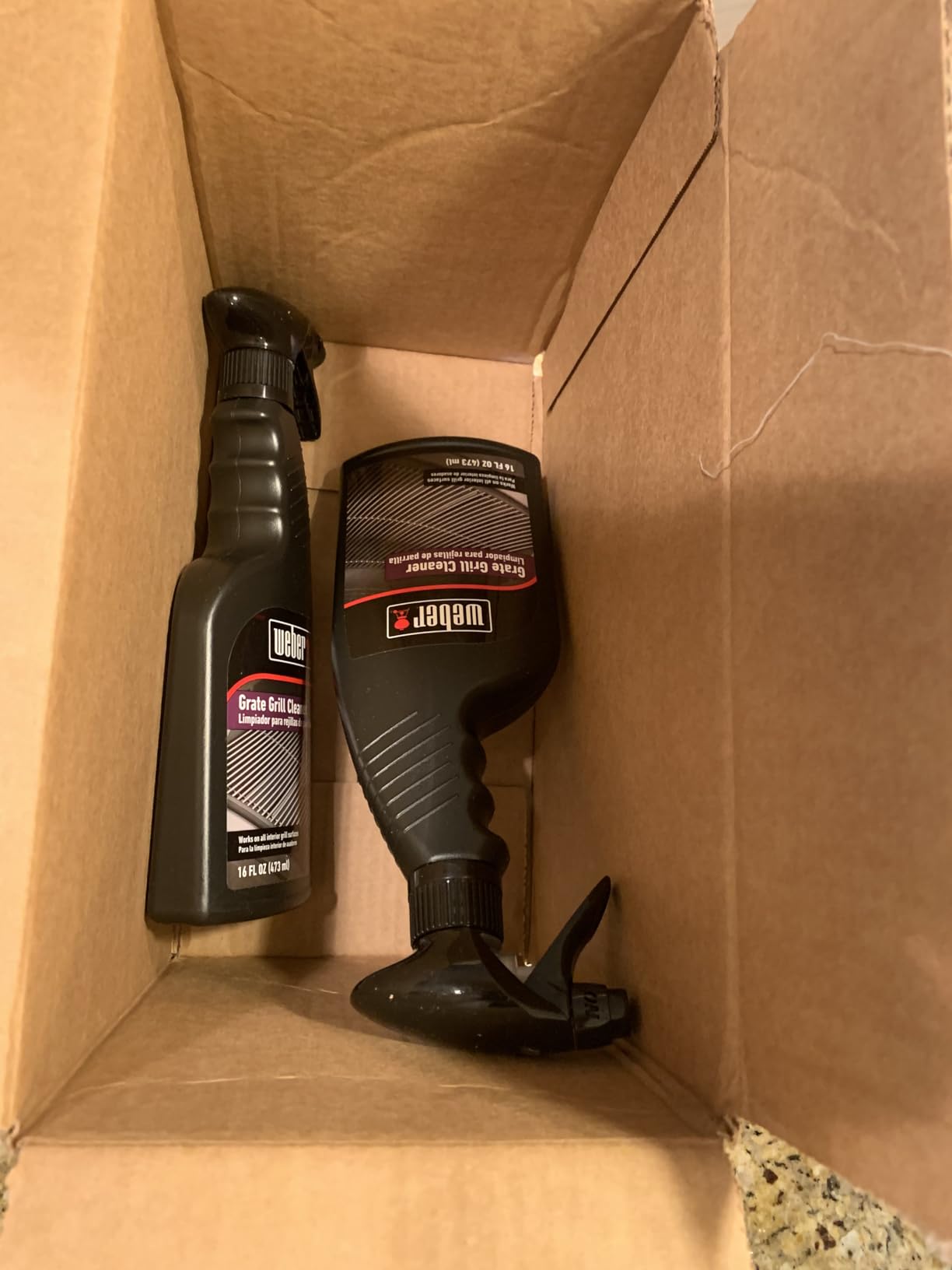 Weber Grill Grate Cleaner and Degreaser for Outdoor Grills and BBQs, 16 oz Spray Bottle customer photo 2