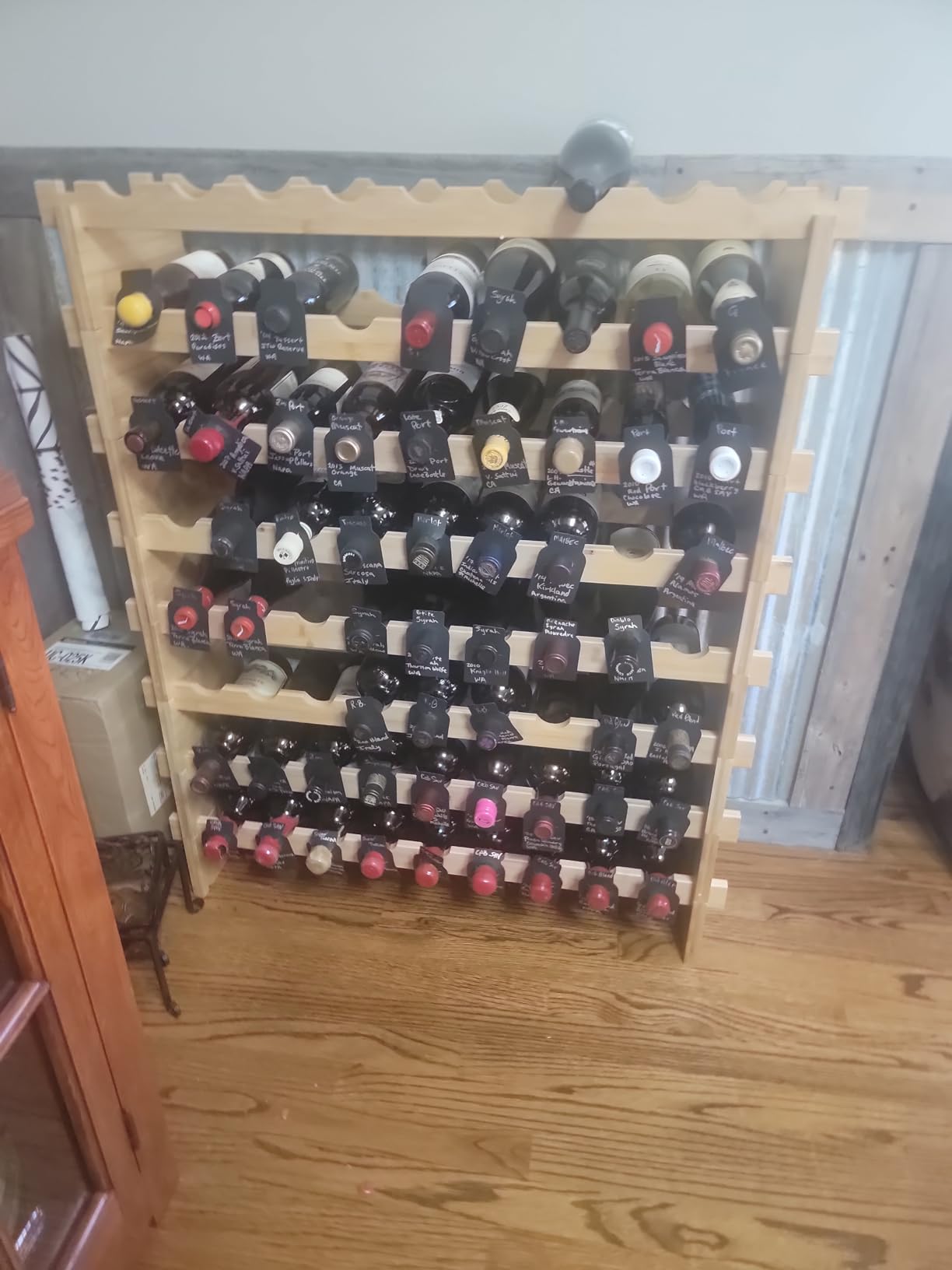 200 Pieces Wine Bottle Tags Paper Cellar Label Reusable Racks Marker Wine Bottle Neck Id Tags Double Sided Bottles Hanging Tag for Seller Bridal Shower Party (Black) customer photo 2