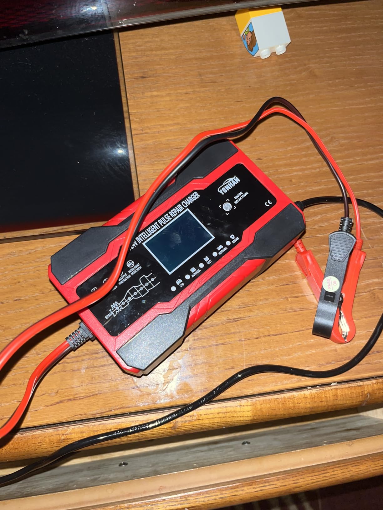 YONHAN Battery Charger 10-Amp 12V and 24V Fully-Automatic Smart Car Battery Charger, Battery Maintainer Trickle Charger, and Battery Desulfator with Temperature Compensation customer photo 2