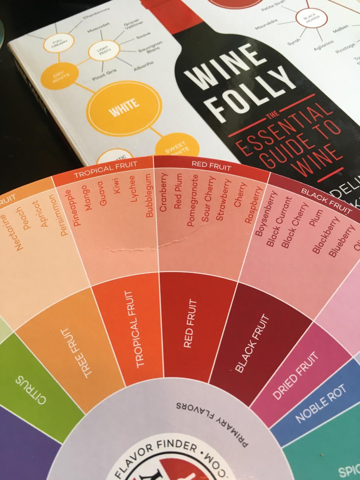Wine Folly Wine Aroma Wheel Chart - 1-Pack Double-Sided Wine Tasting Guide | Durable Glossy Reference Tool for Red, White, Rosé & Sparkling | Sommelier Study Aid customer photo 1
